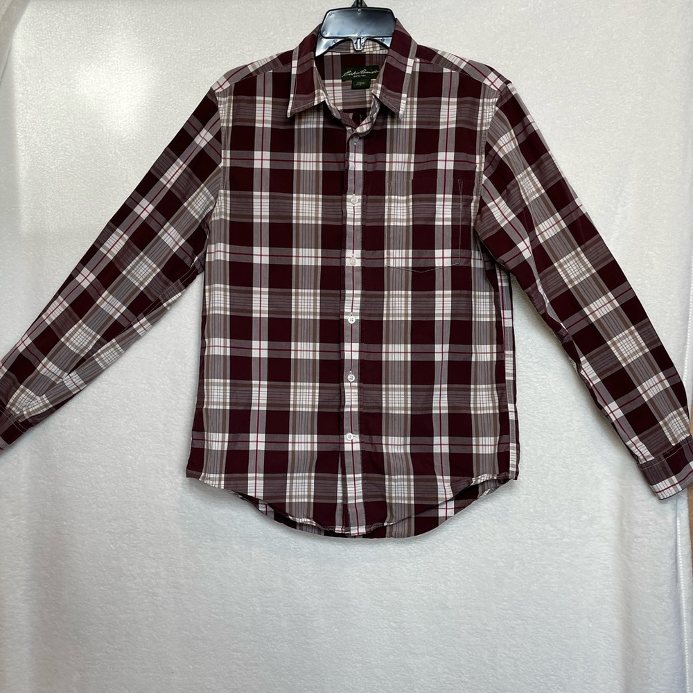 Eddie Bauer Button-down Plaid Shirt
